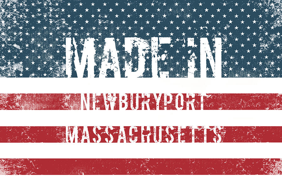 Made in Newburyport, Massachusetts #1 Digital Art by Tinto Designs