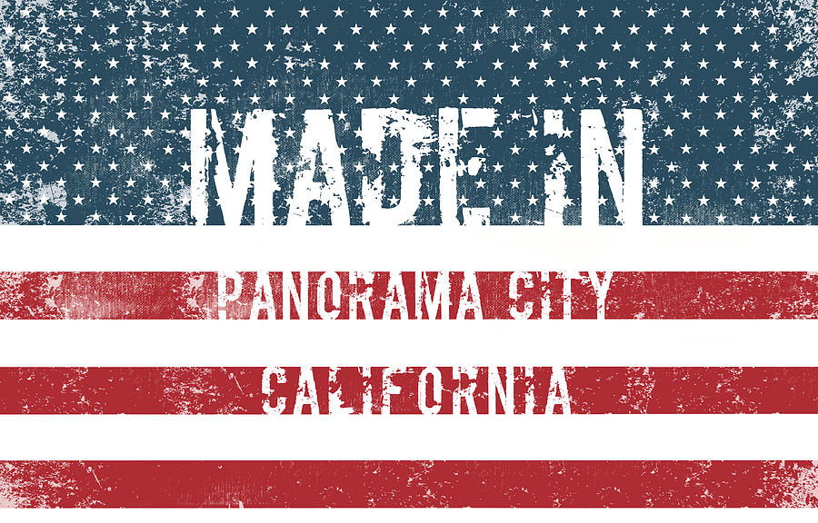 Made in Panorama City, California #1 Digital Art by Tinto Designs