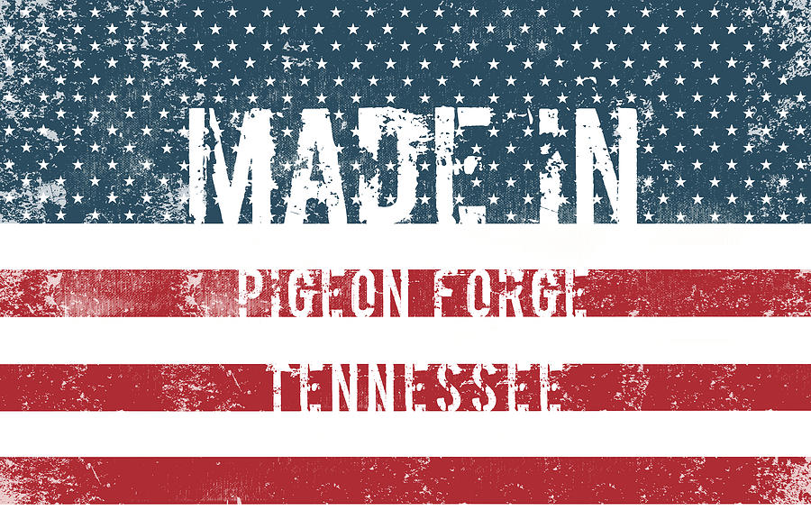 Made in Pigeon Forge, Tennessee #1 Digital Art by Tinto Designs