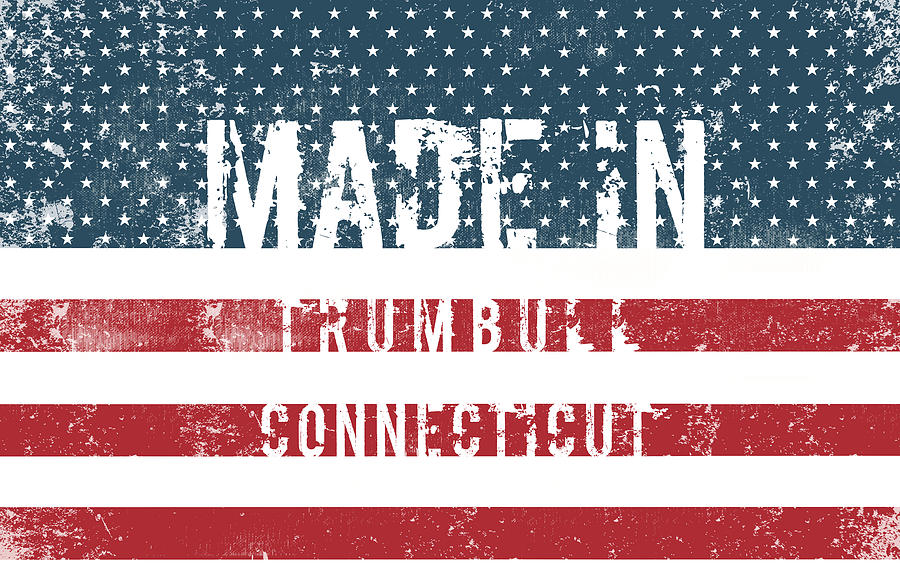 Made in Trumbull, Connecticut #1 Digital Art by Tinto Designs