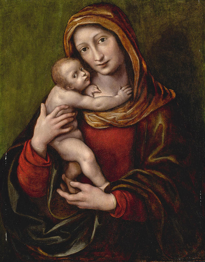 Madonna And Child #2 Painting by Giampietrino