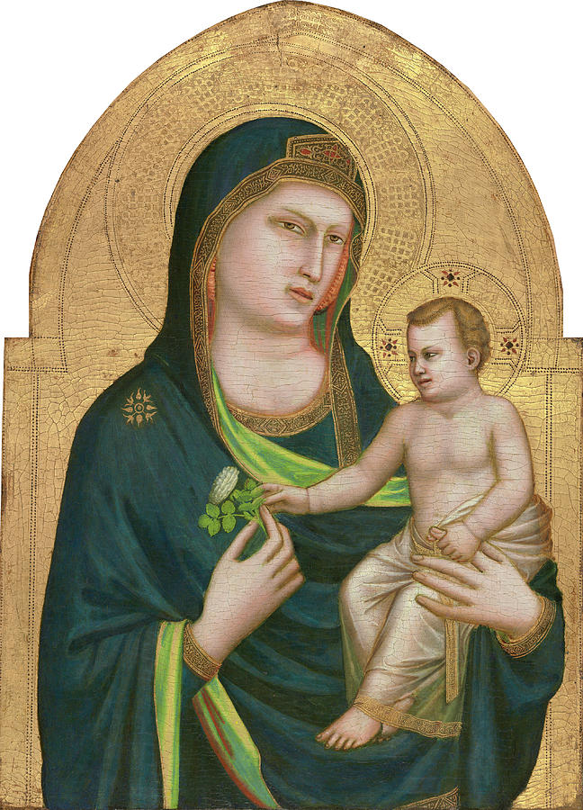 Madonna And Child #1 Painting by Giotto