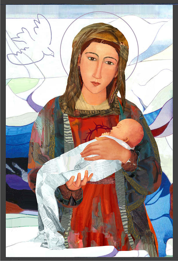 Madonna and Child Painting by Michael Torevell - Fine Art America