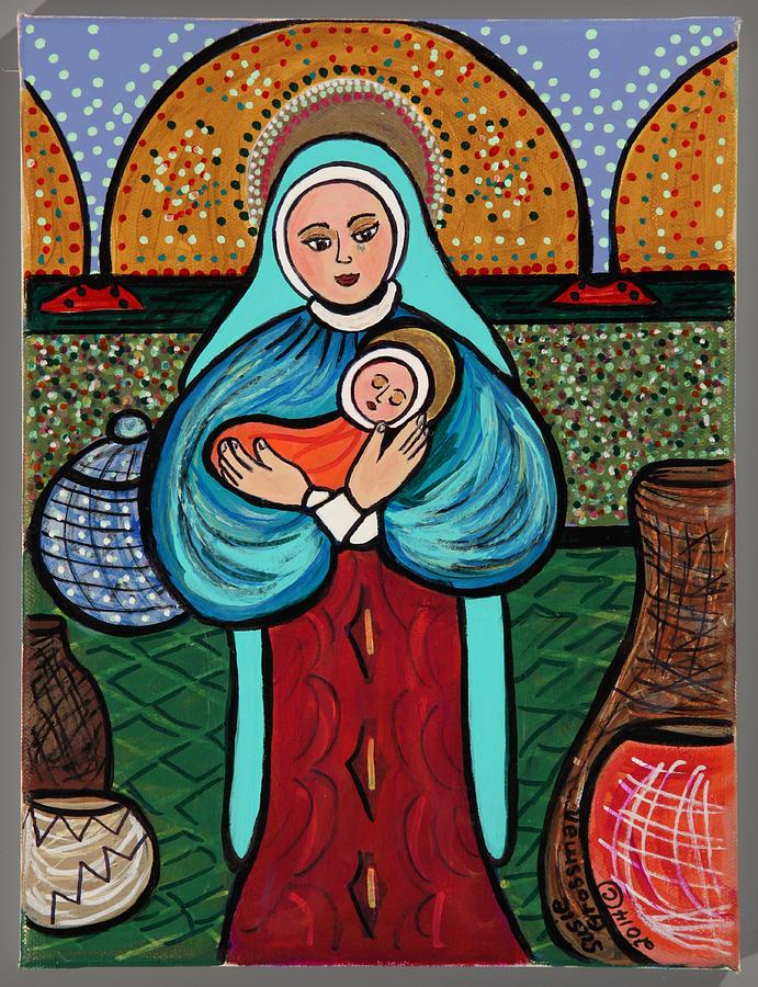 Madonna and Child  Painting by Susie Grossman