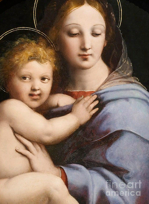 Raphael Painting - Madonna of the Candelabra by Raphael