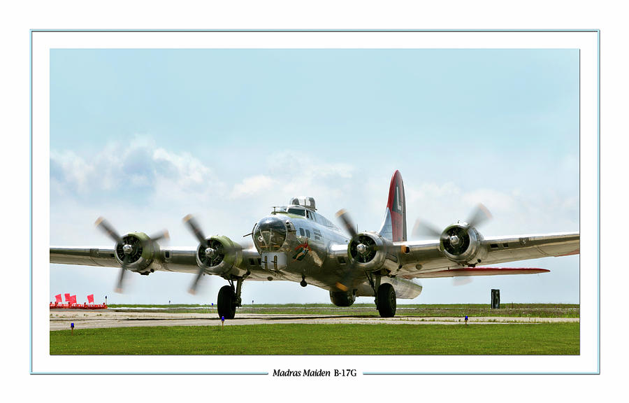 Madras Maiden B-17  #1 Photograph by Peter Chilelli