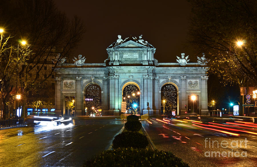 Madrid - Spain - Puerta de Alcala #1 Photograph by Carlos Alkmin