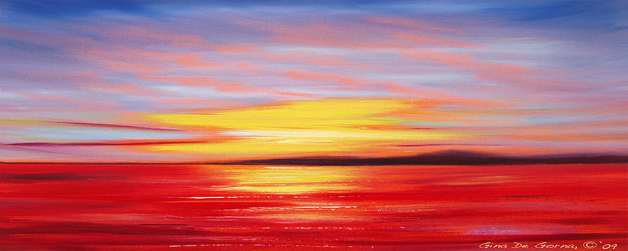 Magic at Sunset #2 Painting by Gina De Gorna