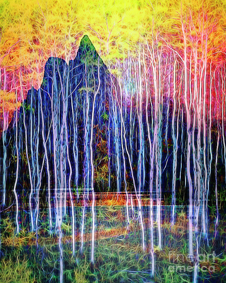 Magic of the Woods #1 Digital Art by Edmund Nagele FRPS