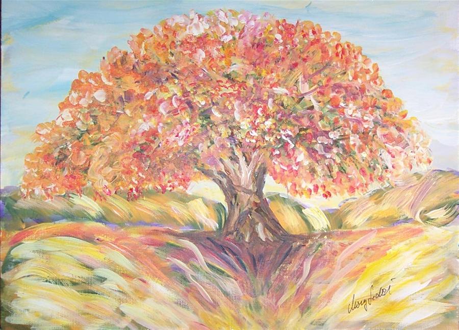 Magic Tree  #1 Painting by Mary Sedici