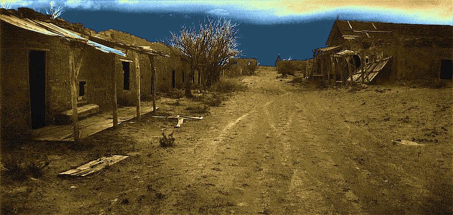 Main Street Ghost Town Cabezon New Mexico 1971-2009 #1 Photograph by David Lee Guss