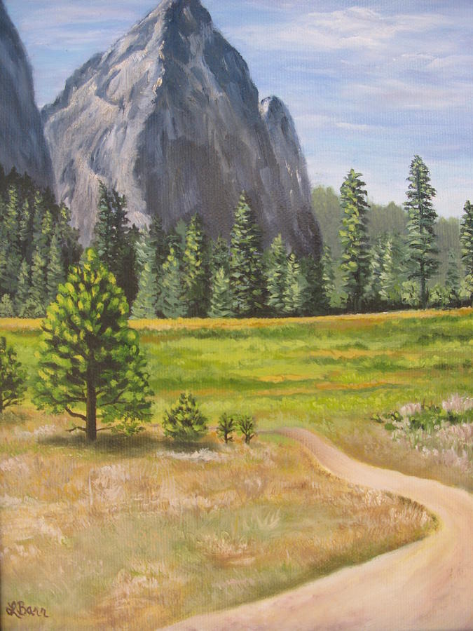 Majestic Road Painting by Lisa Barr