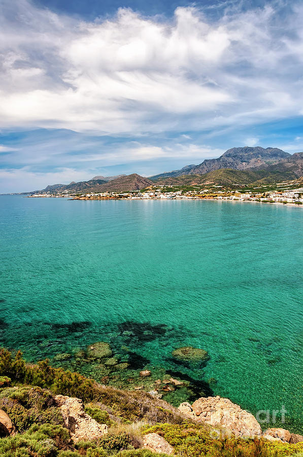 Makrygialos Coastline #1 Photograph by Antony McAulay