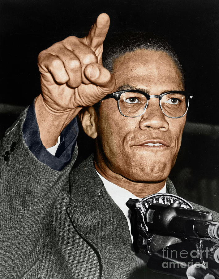 Malcolm X #4 Photograph by Granger