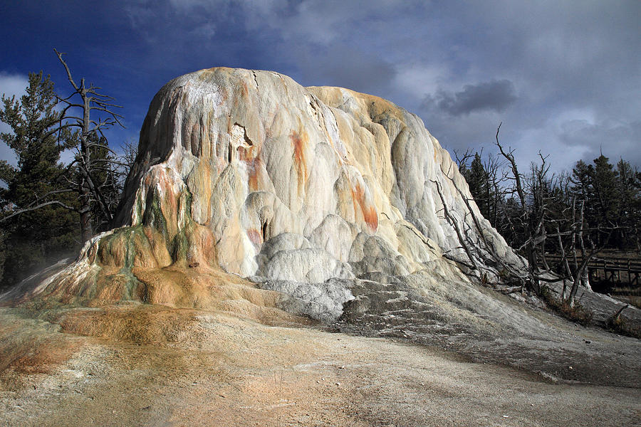 Mammoth hot springs in Yellowstone National Park #1 Photograph by Pierre Leclerc Photography