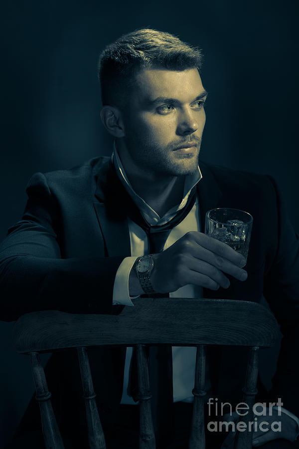 Man Drinking Whiskey Photograph By Amanda Elwell Fine Art America 6944