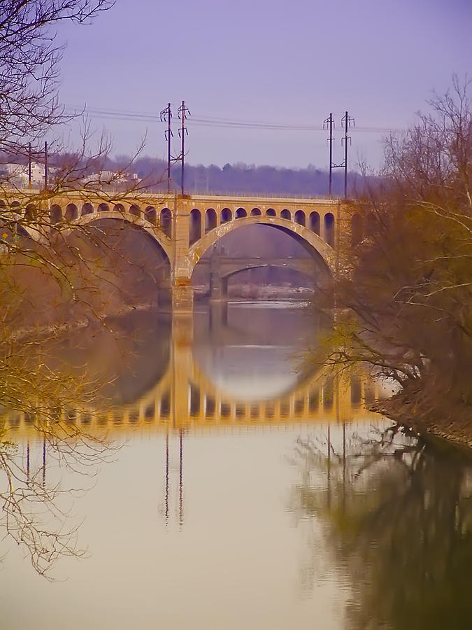 Philadelphia Photograph - Manayunk Bridge #1 by Bill Cannon