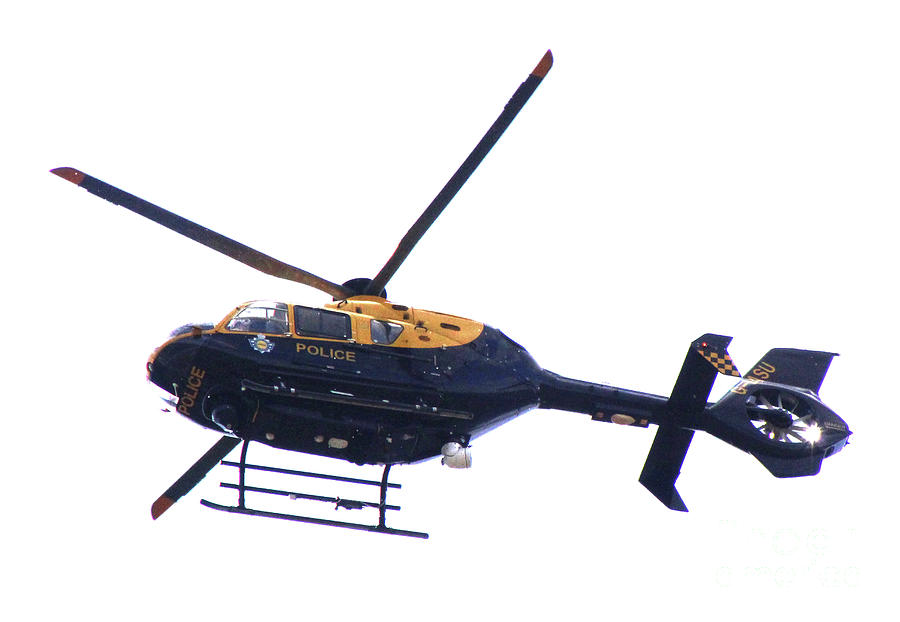 Manchester Police Helicopter - UK #4 Photograph by Doc Braham