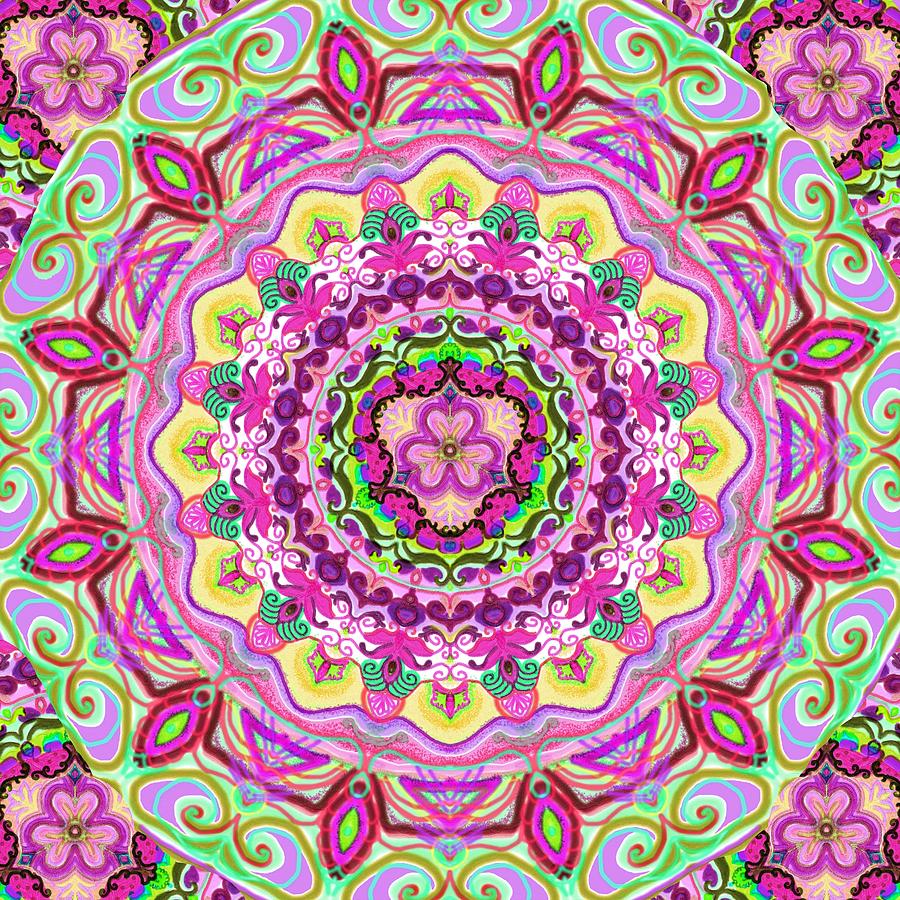 mandala- Russian inspiration Digital Art by Sandrine Kespi - Fine Art ...