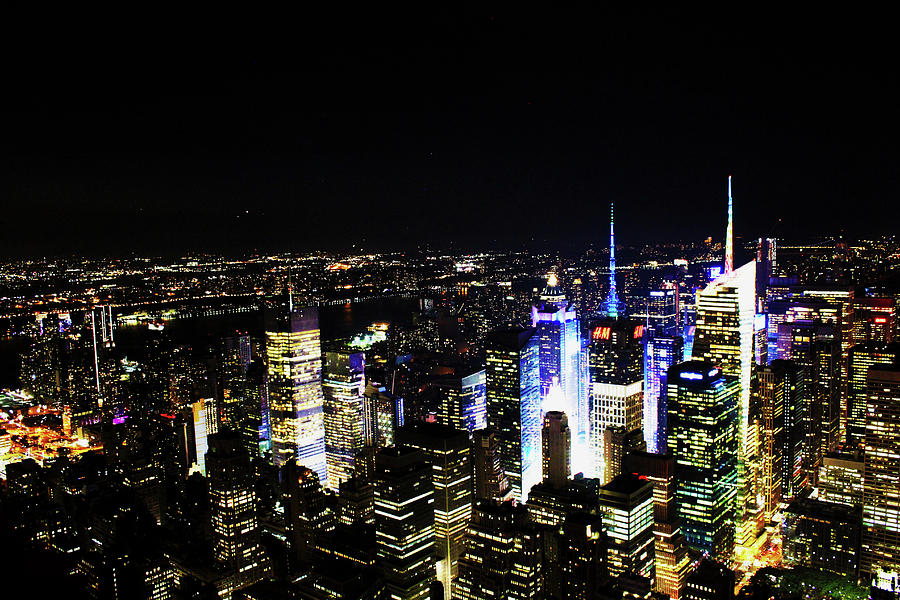 Manhattan at night Photograph by Shanil Shah - Fine Art America