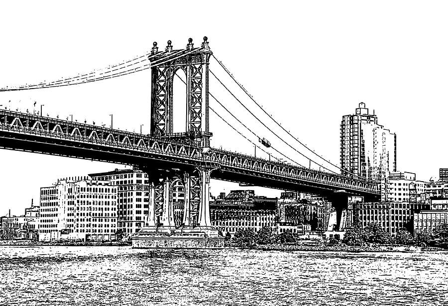 Manhattan Bridge 1.1 - New York Photograph by Frank Mari