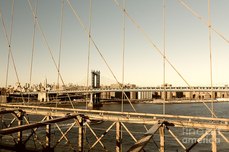 Manhattan Bridge View  #1 Photograph by Alissa Beth Photography