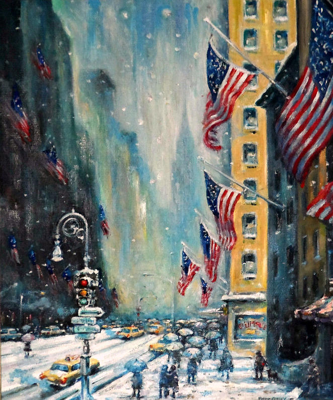 Manhattan #1 Painting by Philip Corley