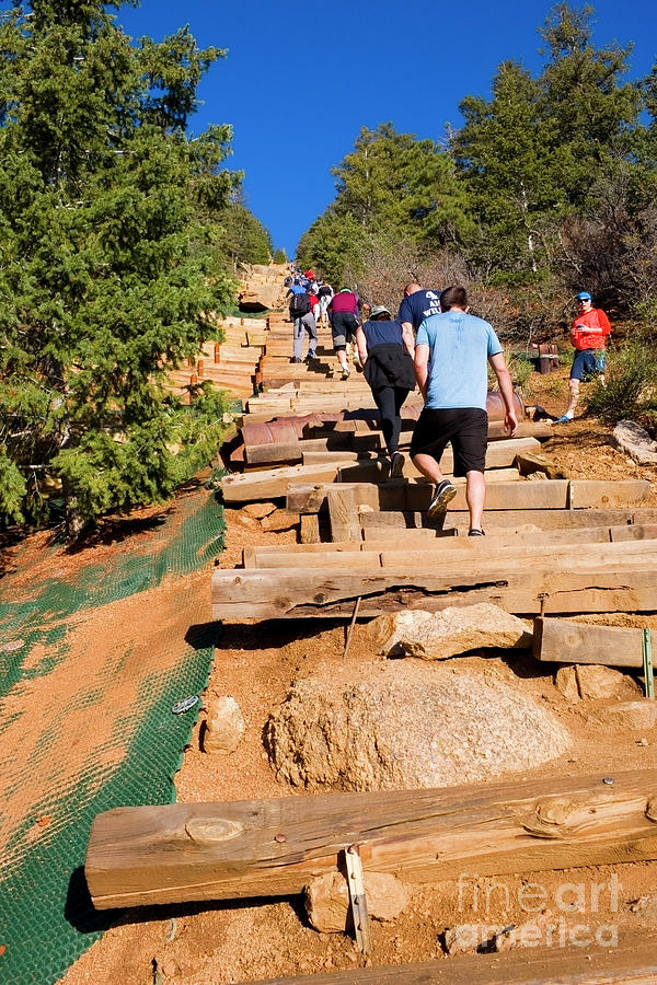 Manitou Incline And Barr Trail Photograph