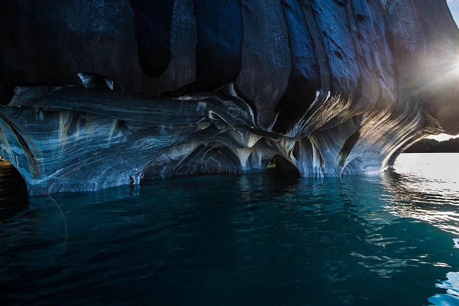 Marble Caves #1 Photograph by Walt Sterneman