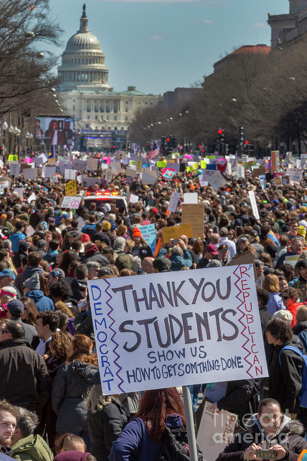 March for Our Lives #1 Photograph by Jim West