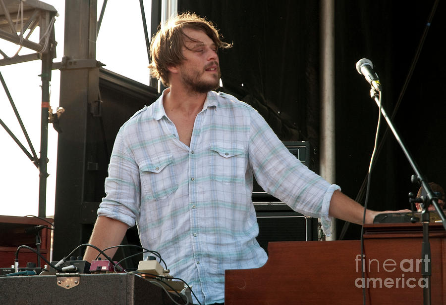 Marco Benevento with Everyone Orchestra at All Good Festival #2 Photograph by David Oppenheimer