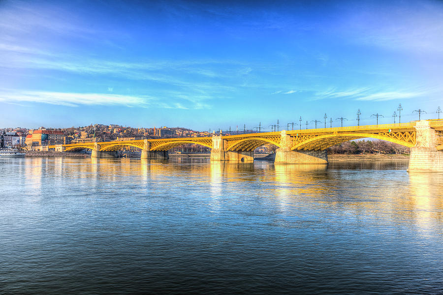 Margaret Bridge Budapest #1 Photograph by David Pyatt