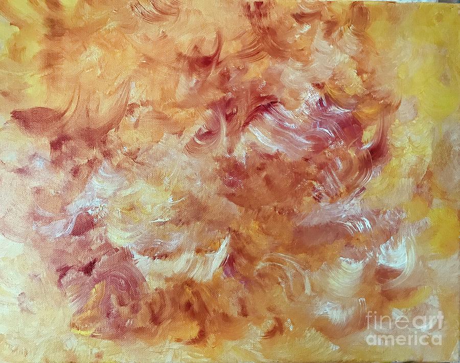 Marigolds #1 Painting by Sheila Mashaw