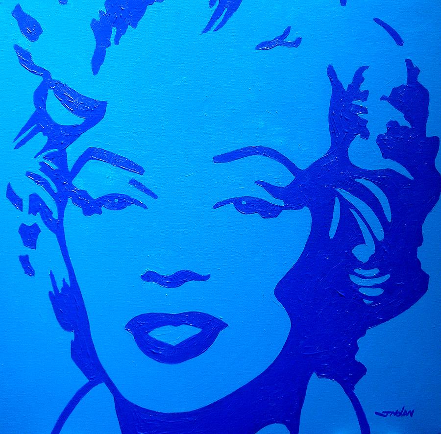 Marilyn Monroe Painting - Marilyn #1 by John  Nolan