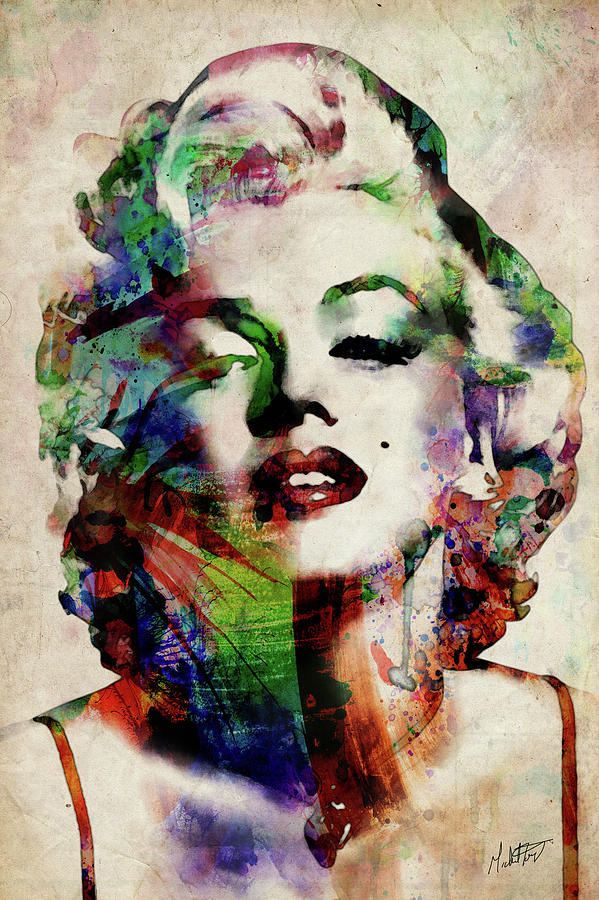 Marilyn Digital Art - Marilyn by Michael Tompsett