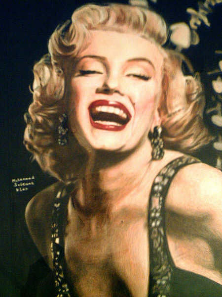 Marilyn Monroe Drawing Drawing By M Suleman White Fine Art America