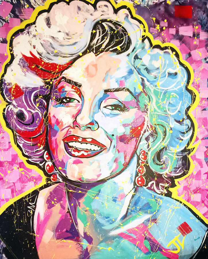Marilyn Monroe Painting - Marilyn Monroe #2 by Jay V Art