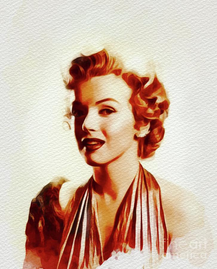 Marilyn Monroe, Pinup And Actress Painting