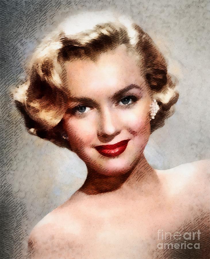 Marilyn Monroe, Vintage Actress Painting