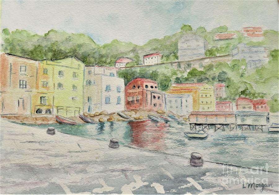 Boat Painting - Marina Grande, Sorrento #2 by Laurie Morgan