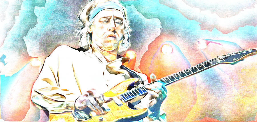 Mark Knopfler Painting by Galeria Trompiz | Fine Art America