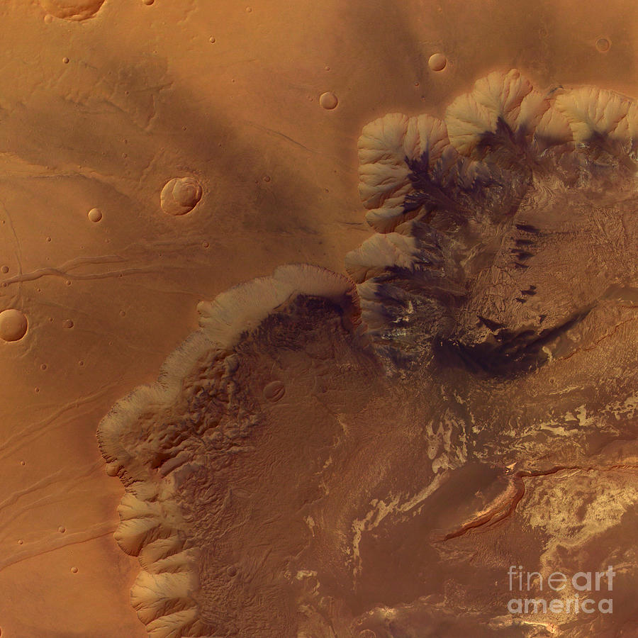 Mars, Valles Marineris Canyon, Melas #1 Photograph by Science Source