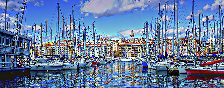 Marseille Harbor #1 Photograph by Hugh Smith