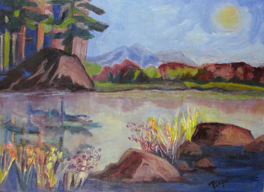 Marsh Land #2 Painting by Betty Pieper