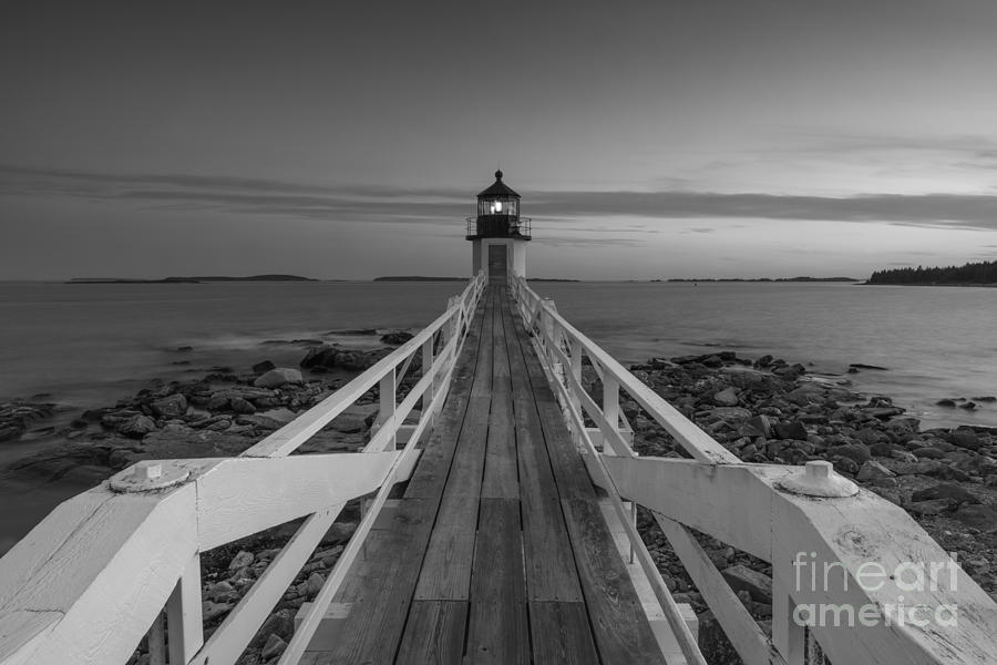 Boat Photograph - Marshall Point Lighthouse Sunset #1 by Michael Ver Sprill