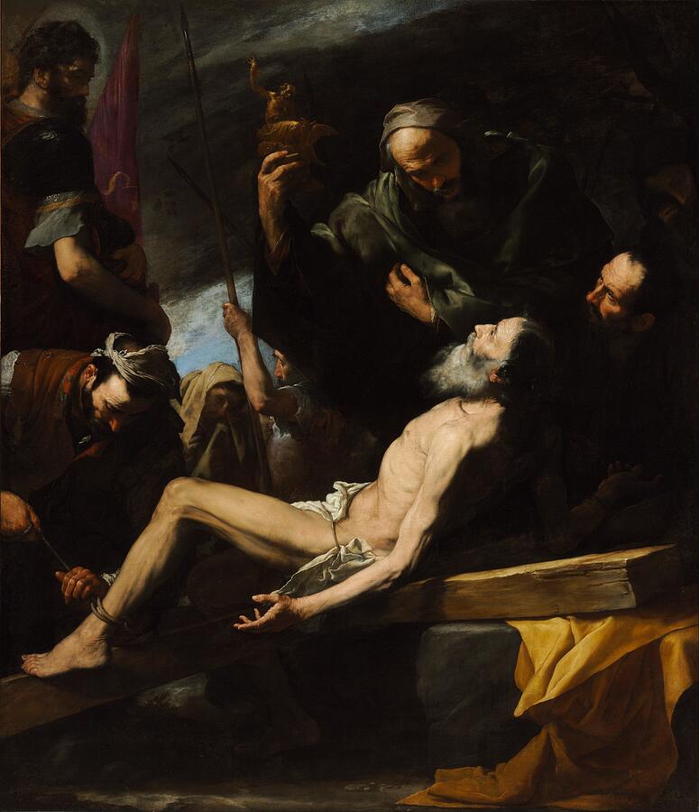 Martyrdom of Saint Andrew, from 1628 Painting by Jusepe de Ribera