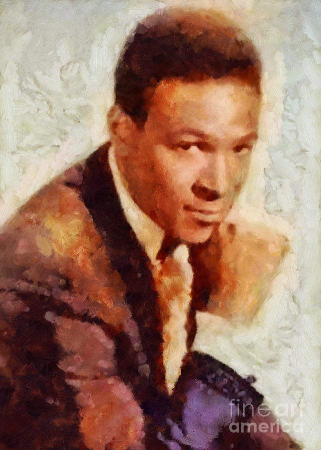 Hollywood Painting - Marvin Gaye, Music Legend #1 by Esoterica Art Agency