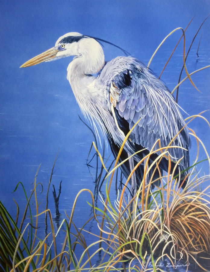 Master of the Marsh #2 Painting by Frank Zampardi