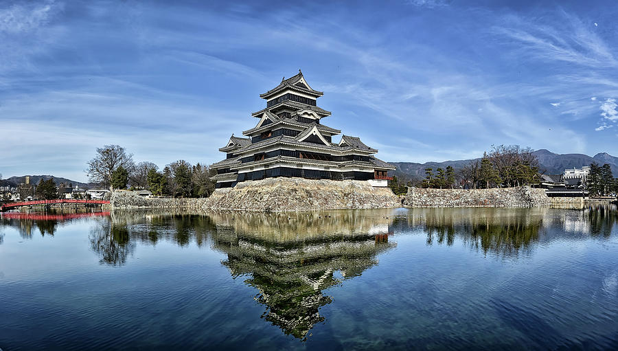 Matsumoto Castle Panorama #1 Photograph by Kuni Photography