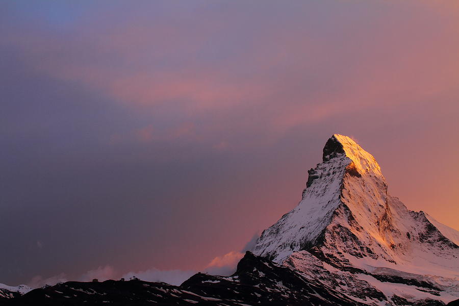Matterhorn at sunset #1 Photograph by Jetson Nguyen